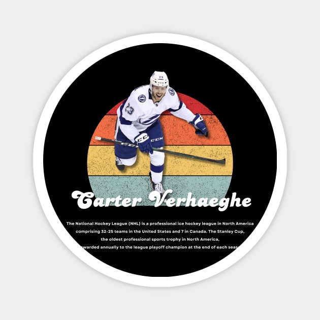 Carter Verhaeghe Vintage Vol 01 Magnet by Gojes Art